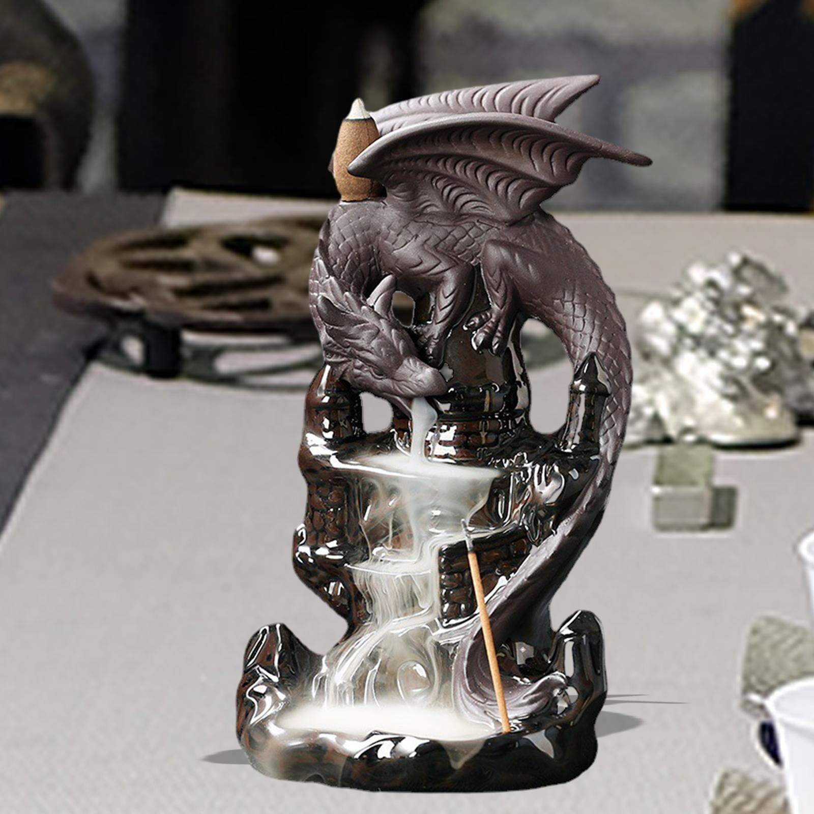 WLPZXP Backflow Incense Burner Dragon Backflow Incense Holder Home Decoration,Waterfall