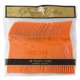 thumbnail image 3 of JAM Paper Premium Utensils Party Pack, Plastic Forks, Orange, 50 Disposable Forks/Pack, 3 of 3