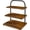Brown, variant on Cupcake Stand, 3 Tier Large Cupcake Stand Rustic Stepped Cupcake Display Stand Square Wood Dessert Table Display Set Cupcake Tower Tiered Tray Stand for Wedding Birthday Graduation