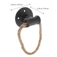 thumbnail image 2 of GOOHOCHY 1 Set Vintage Cabinet Pull Black Iron Handles for Garage Door Usage, 2 of 8