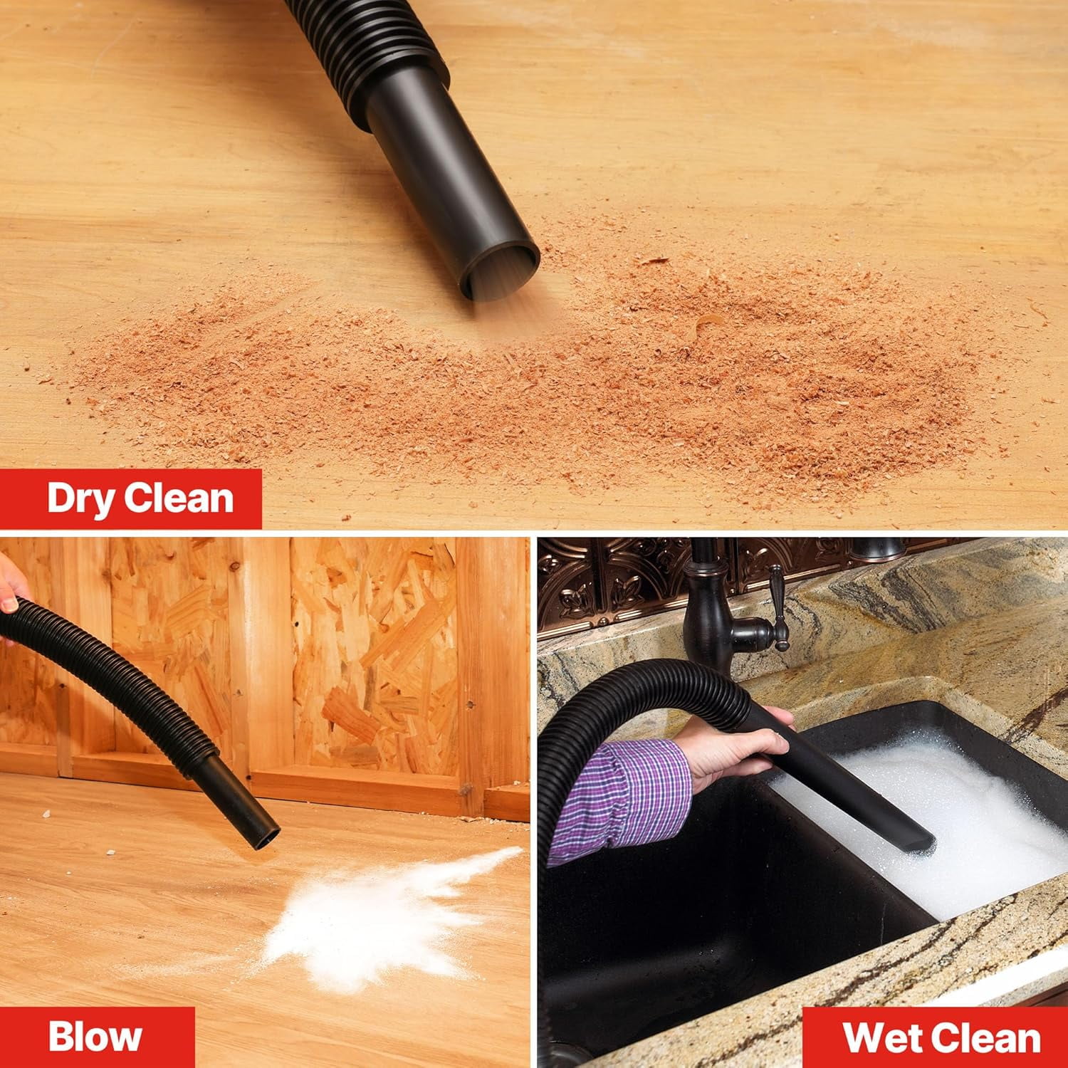Shop-Vac 20V Cordless 10 Gallon Wet Dry Vacuum with (2) 2.0Ah Batteries and Charger