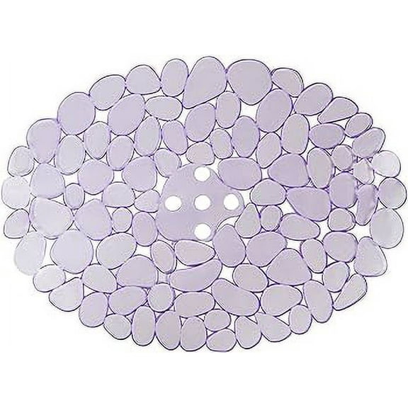 Kitchen Sink Mat, Y&K Decor Kitchen Sink Protector Mat PVC Eco-friendly Sink Pad Quick Draining (15.6x11.6", Purple)