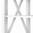 thumbnail image 4 of Bush Furniture Key West Tall TV Stand for 65 Inch TV in Pure White and Shiplap Gray, 4 of 7