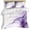 Purple, variant on 3 Piece Marble Purple Duvet Cover Set Queen Size,Microfiber Comforter/Quilt Cover with Corner Ties and 2 Pillowcases,Gold White Modern Gradient Ocean Ripple All Season Bedding with Zipper Closure