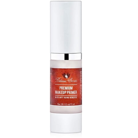 Premium Foundation Makeup Primer- anti aging fine lines wrinkles & pore minimizer primer - Enriched with Vitamin A C & E for flawless skin- Waterproof makeup base - Made in The USA C9