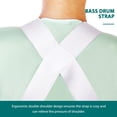 thumbnail image 3 of OUNONA 2Pcs Bass Drum Harness White Color for Adjustable Playing Experience, 3 of 6