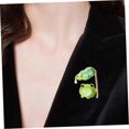thumbnail image 4 of Frog Enamel Pin Brooch for Men and Women, Stylish Metal Suit Pin, No Gemstone, Unique Design, Durable Material, 4 of 5
