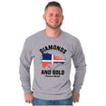 thumbnail image 5 of Dominican DR Shaped Pride Heritage Long Sleeve TShirt Men Women Brisco Brands L, 5 of 5