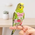 thumbnail image 4 of Tuvgenk Bird Flight Suit Diaper for Budgies Cockatiels, Soft Cotton Poop Pocket with Adjustable Straps for Outdoor, Size L Pink, 4 of 6