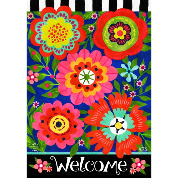 Briarwood Lane Spring Garden Flag 12x18 For Outdoor Bright Blooms For Spring Garden Flag Flags For Outside