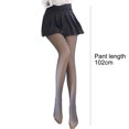 thumbnail image 2 of Medias térmicas de cintura alta opacas de invierno para mujer, parte superior de control con forro polar, pantimedias cálidas, 200 g, 2 of 5