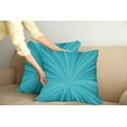thumbnail image 2 of Ambesonne Teal Throw Pillow Cover 2 Pack, Abstract Vortex Design, 18", Turquoise Teal, 2 of 7
