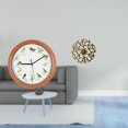thumbnail image 2 of Escultura de reloj de pared de hierro melódico para habitación, oficina, estilo rústico, escénico, decorativo, colgante, decoración del hogar, 2 of 8