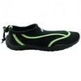 thumbnail image 4 of TUSA Sport Slip-On Aqua Shoe, Black/Green, Size 12, 4 of 5