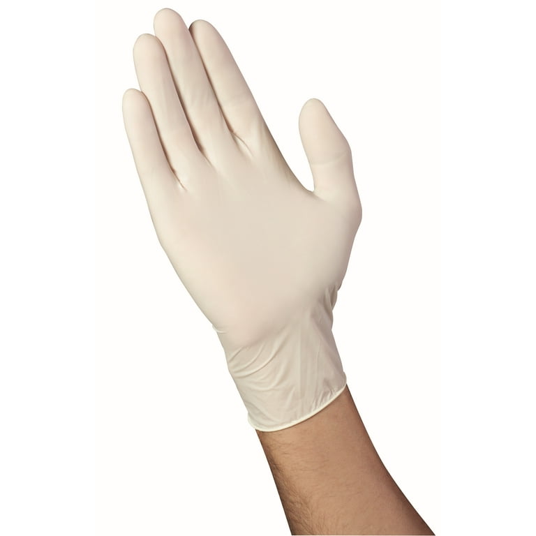 Metro Professional Disposable gloves, Latex powdered white, size XL, box of  100 pieces - VMD parfumerie - drogerie
