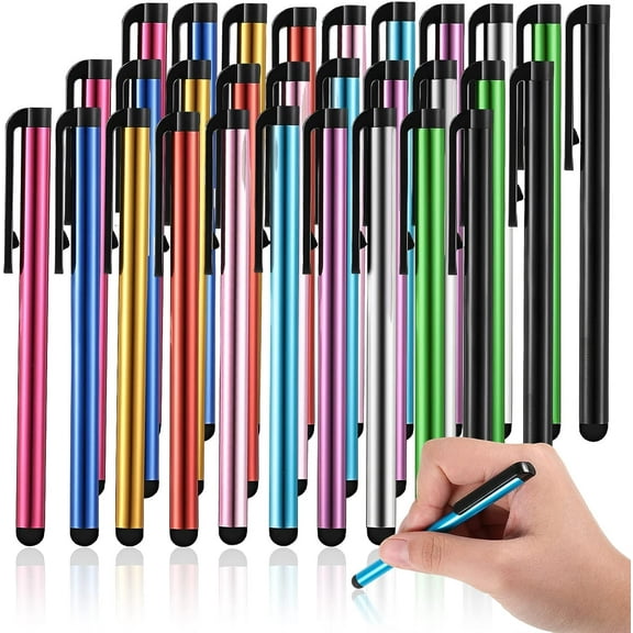 Rubber Stylus Pen, 30Pcs 7.0 Rubber Tip Touch Pen, Tablet Stylus Pen, Universal Capacitive Touch Screen Pens