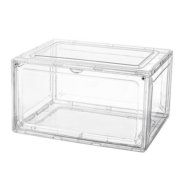 Caja de Almacenamiento de Zapatillas de Deporte con SuccióN MagnéTica, Caja de Zapatos de Baloncesto Transparente, ColeccióN de Cajas de Zapatos, Vitrina Transparente