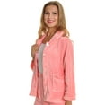 thumbnail image 3 of Angelina Mix-and-Match Plush Pajama Bed Jacket (1-Pack), 3 of 3
