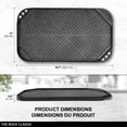 thumbnail image 2 of Starfrit The Rock Reversible Grill/Griddle, 19" x 11" Surface, Non-Stick, Durable Forged Aluminum, Oven Safe, PFOA Free, Easy to Clean, Dishwasher Safe, Black, 2 of 6