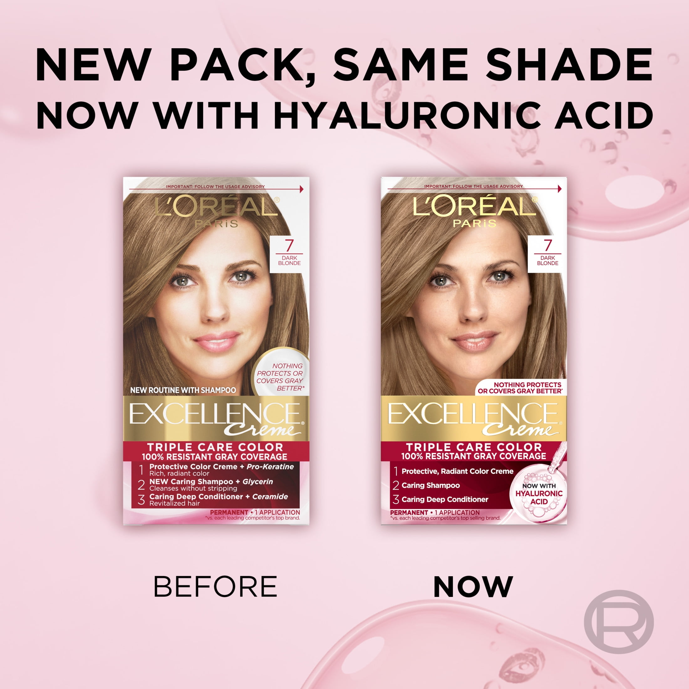 L'Oreal Paris Excellence Creme Permanent Hair Color 7 Dark Blonde