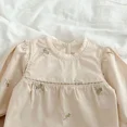 thumbnail image 4 of Spring Autumn Baby Clothes Infant Girls Floral Embroidered Bodysuit Children's Long Sleeve Princess Dress Korean Sisters Dress, 4 of 6