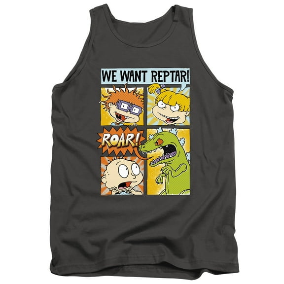 Rugrats We Want Reptar! Comic Unisex Adult Tank Top