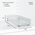 thumbnail image 4 of YouCopia RollOut Fridge Caddy, 6" Wide, Clear, 4 of 6