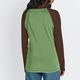 thumbnail image 2 of FAIWAD Womens Long Sleeve Tops Casual Loose Raglan Sleeve Color Block Tshirts Casual Crewneck Basic Pullover Tops, 2 of 5