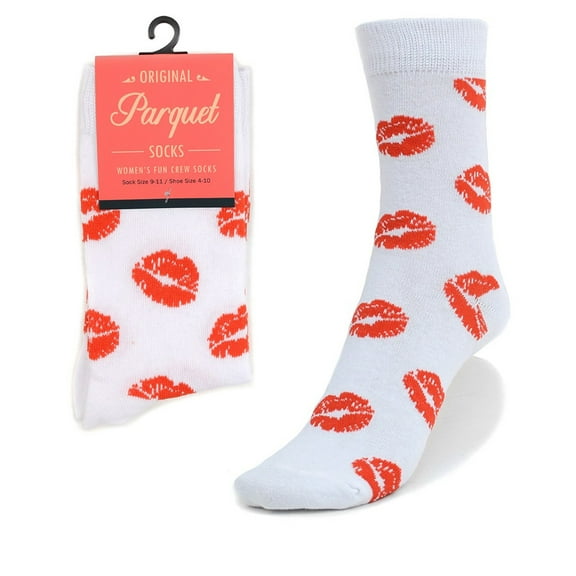 Women's Lips Pattern Novelty Socks