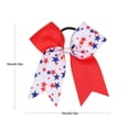 thumbnail image 2 of Wxirdiow 4th of July Hair Bows for Girls Kids Girls Independence Day Hair Bow Clips Red White Blue Curly Ribbon Hair Clips for Girls C Size,One Size, 2 of 8