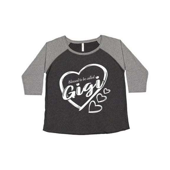 Inktastic Blessed to Be Called Gigi Cute Heart Design Women's Plus Size T-Shirt