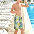 thumbnail image 6 of Cauagu Shell Clam Print Swim Trunks for Men,Youth Boys Swim Shorts Compression Liner Beach Shorts Boys' Swimming Shorts 7-20 Years Bathing Suit-X-Large, 6 of 7