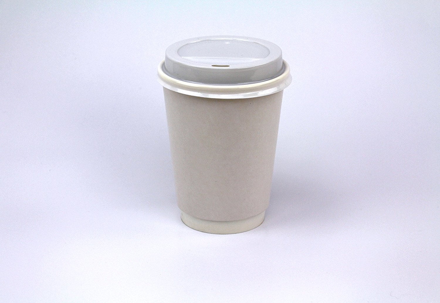 Coffee Cups Paper Disposable with Lids Reusable Very Modern Set of 50ct
