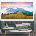thumbnail image 1 of Foggy Carpathian Panorama - Landscape Photo Canvas Art Print, 1 of 3
