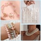 thumbnail image 5 of 2 rollos de hilo elástico plano de licra, blanco, de 1,0 mm y 60 m, para pulseras, bisutería, manualidades y costura., 5 of 5