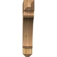 thumbnail image 2 of Ekena Millwork 6"W x 34"D x 34"H Legacy Craftsman Rough Sawn Bracket, Western Red Cedar, 2 of 4