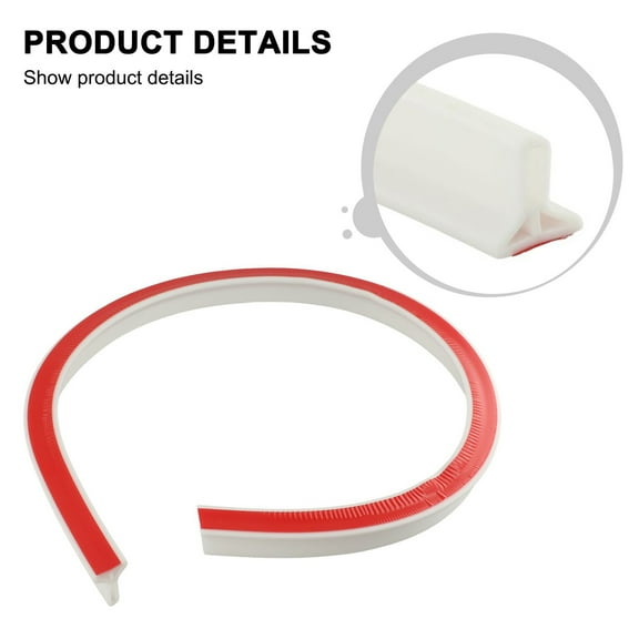 LITTLE HOME 39 Inch Collapsible Shower Water Dam Shower Stopper Barrier and Retention System and Keeps Water Inside Threshold Dry and Wet Separation Suitable for Bathroom and Kitchen