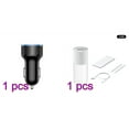 thumbnail image 1 of Car Charger 5V 3.1A Quick Charge Dual USB Port LED Display Voltmeter Phone Charging Adapter, Black Humidifier Dual Sprayer Diffuser 3W 400ml Adjustable Air Humidifier for Home Car, White, USB, 1 of 9