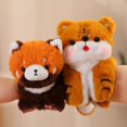 thumbnail image 5 of Animales de peluche creativos, mapache, zorro, Capybara, papá, Círculo de mano, juguete envuelto alrededor del brazo, muñeca, juguetes para niños, regalo de cumpleaños, 5 of 5