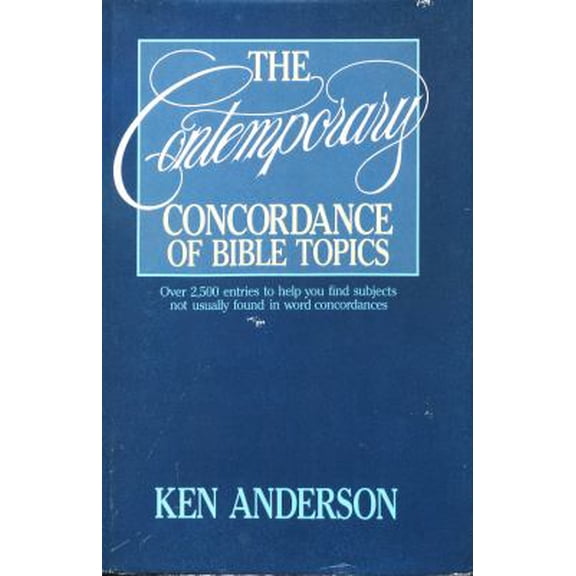 Pre-Owned The Contemporary Concordance of Bible Topics: The Entire Bible Indexed by Subject Matter (Hardcover) 0896934381 9780896934382