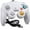 White, variant on LUXMO Gamecube Controller, Wired Gaming Gamepad Controller for GameCube Video Game Console 1.8m/5.9ft