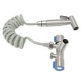 thumbnail image 3 of Toilet Jet Spray, Rust Proof Independent Switch Toilet Bidet Sprayer Stainless Steel Material Efficient Hygienic  For Home, 3 of 8