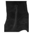 thumbnail image 4 of AQUA Womens Black Comfort Lola Pointed Toe Stiletto Zip-Up Dress Boots Shoes 7 M, 4 of 4
