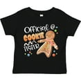thumbnail image 3 of Inktastic Official Cookie Tester Cute Gingerbread Boys or Girls Toddler T-Shirt, 3 of 5