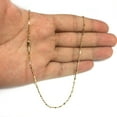 thumbnail image 5 of 14k Yellow Gold Diamond Cut Bead Chain Necklace, 1.2mm, 18", 5 of 5