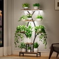 thumbnail image 2 of Soporte para plantas con luces de cultivo VOZZYOTO de 7 niveles y 63 pulgadas, 2 of 9