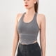 thumbnail image 4 of Sujetador deportivo para mujer, Tops cortos de entrenamiento con almohadilla en el pecho extraíble para Yoga, gimnasio, Fitness, 2 uds., 4 of 5