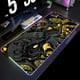 thumbnail image 4 of Alfombrillas de ratón, alfombrilla de escritorio RGB, alfombrilla para teclado de juegos, alfombrilla de ratón LED para jugador XXL, alfombrillas de ratón luminosas, diseño de pulpo, 4 of 5