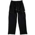 thumbnail image 4 of Pro Club Men's Heavyweight Fleece Cargo Pants, 7X-Large, Black, 4 of 5