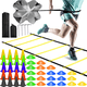 thumbnail image 1 of Kit De Entrenamiento De Fútbol +escalera De Agilidad+ Platos 49 pz, 1 of 5